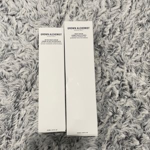 Grown alchemist night cream and body cream